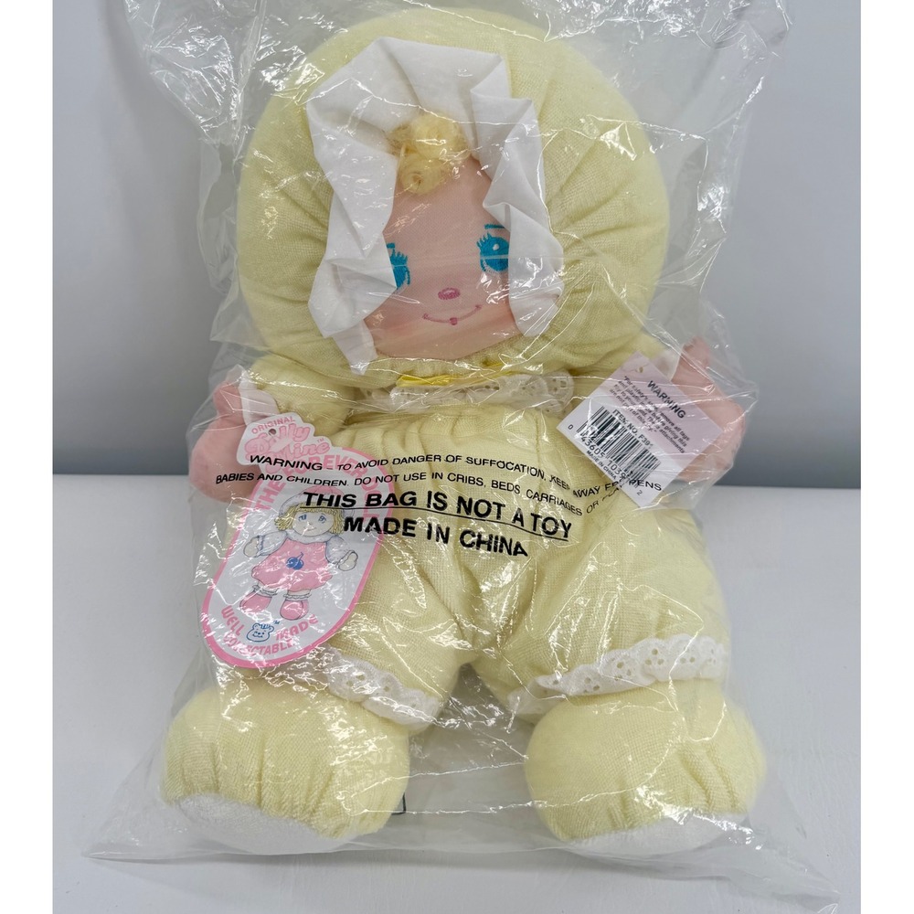 Well Made Dolly Mine The Forever Doll Plush 14in Yellow Vintage Baby Doll F391